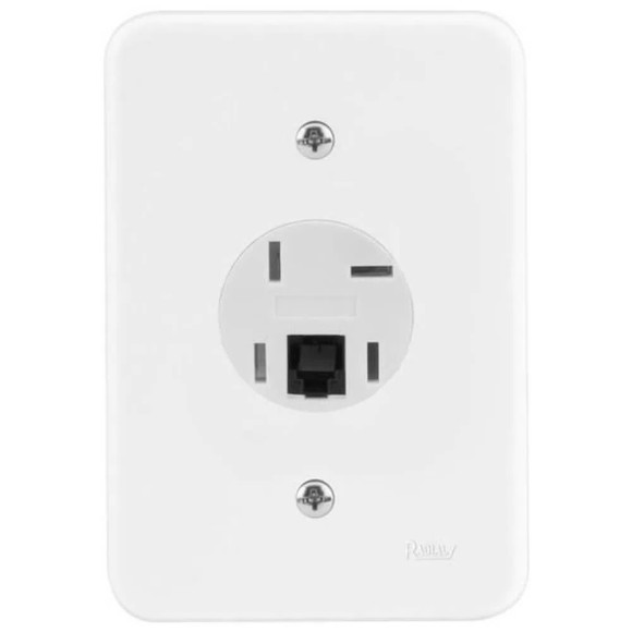 Tomada Telefone e Modular Pollar RADIAL