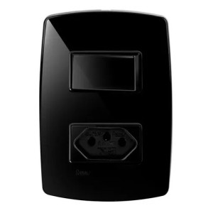 Interruptor e Tomada 10A Pérola RADIAL